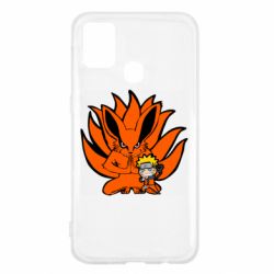 Чехол для Samsung M31 Kurama And Naruto - PrintSalon