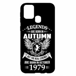 Чехол для Samsung M31 Легенды рождаются. Ваш месяц год рождения (англ.) - PrintSalon