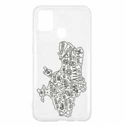 Чехол для Samsung M31 Map Ukraine - PrintSalon