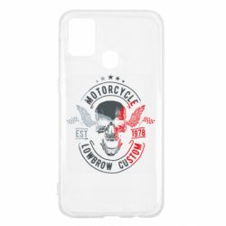 Чехол для Samsung M31 Moto skull - PrintSalon