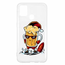 Чехол для Samsung M31 New Year's beer - PrintSalon