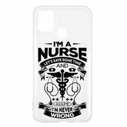 Чехол для Samsung M31 Nurse I'm Never Wrong - PrintSalon