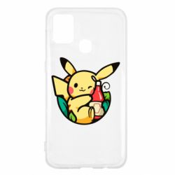 Чехол для Samsung M31 Pikachu with ketchup - PrintSalon