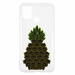 Чехол для Samsung M31 Pineapple cat - PrintSalon