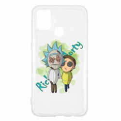 Чехол для Samsung M31 Rick and Morty voodoo doll - PrintSalon