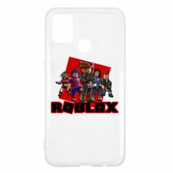 Чехол для Samsung M31 Roblox Team Of Heroes - PrintSalon