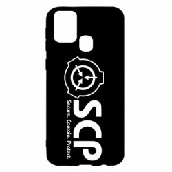 Чохол для Samsung M31 SCP logo text - PrintSalon