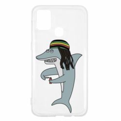 Чехол для Samsung M31 Shark Rastaman - PrintSalon