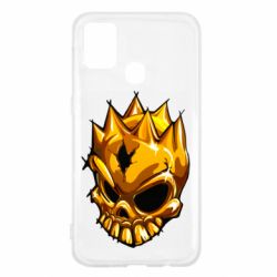 Чехол для Samsung M31 Standoff - Gold Skull - PrintSalon