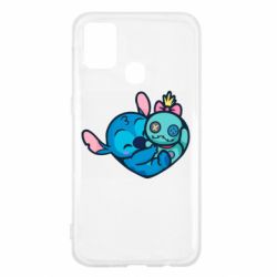 Чехол для Samsung M31 Стич с куклой - PrintSalon