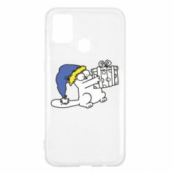 Чехол для Samsung M31 Украинский кот саймона с подарком - PrintSalon