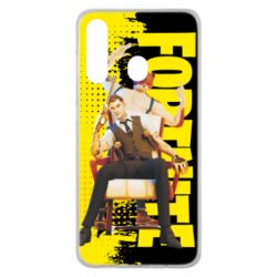 Чехол для Samsung M40 A Boy And His Cat - PrintSalon