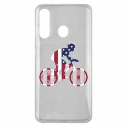 Чехол для Samsung M40 American cyclist - PrintSalon
