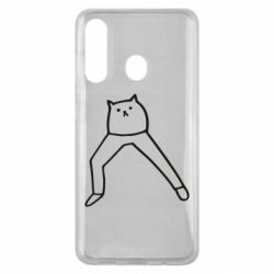 Чехол для Samsung M40 Cat in pants - PrintSalon
