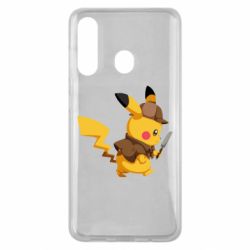 Чехол для Samsung M40 Cute Detective Pikachu - PrintSalon