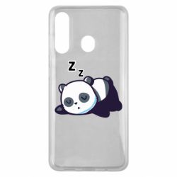 Чехол для Samsung M40 Cute panda sleeping - PrintSalon