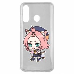 Чехол для Samsung M40 Genshin Impact chibi Diona - PrintSalon