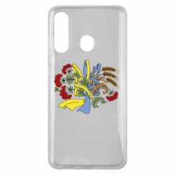 Чохол для Samsung M40 Герб колоски і калина