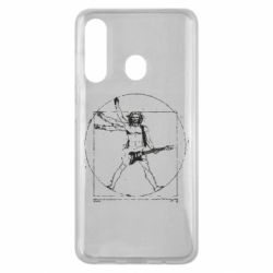 Чехол для Samsung M40 Guitarist Da Vinci - PrintSalon