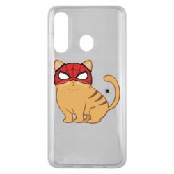 Чехол для Samsung M40 Кот паук - PrintSalon