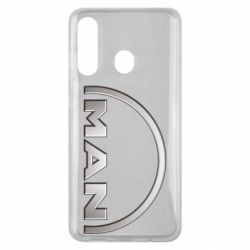 Чехол для Samsung M40 Man metallic logo - PrintSalon