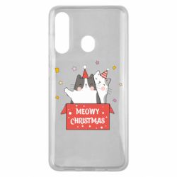Чехол для Samsung M40 Meowy Christmas ( present box ) - PrintSalon