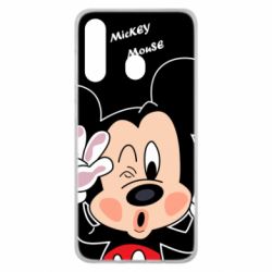 Чехол для Samsung M40 Mickey Kiss - PrintSalon