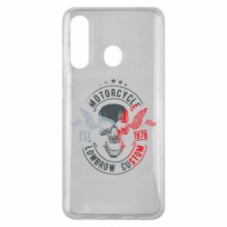 Чехол для Samsung M40 Moto skull - PrintSalon