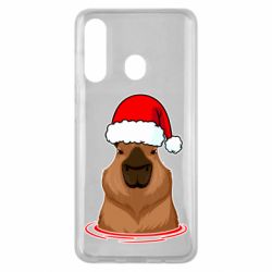Чехол для Samsung M40 Новогодняя капибара - PrintSalon