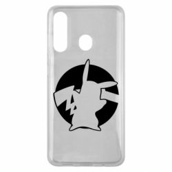 Чехол для Samsung M40 Pikachu silhouette - PrintSalon