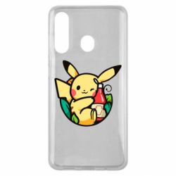 Чехол для Samsung M40 Pikachu with ketchup - PrintSalon