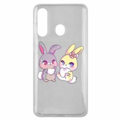 Чехол для Samsung M40 Rabbits In Love - PrintSalon
