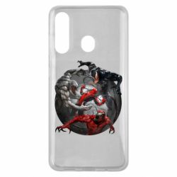 Чехол для Samsung M40 Симбиоты и человек паук