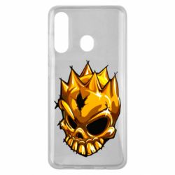 Чехол для Samsung M40 Standoff - Gold Skull - PrintSalon