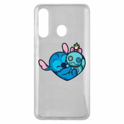 Чехол для Samsung M40 Стич с куклой - PrintSalon