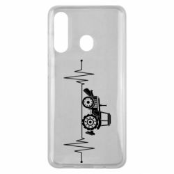 Чехол для Samsung M40 Трактор импульс - PrintSalon