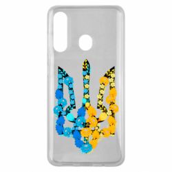 Чохол для Samsung M40 Тризуб квіти Україна - PrintSalon