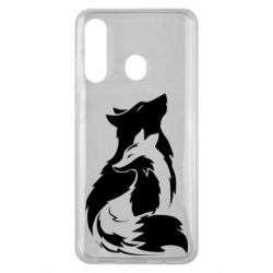 Чехол для Samsung M40 Wolf And Fox - PrintSalon