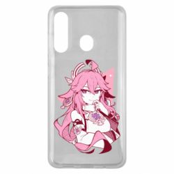 Чехол для Samsung M40 Yae Miko portrait - PrintSalon
