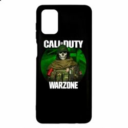 Чехол для Samsung M51 Call of duty Warzone ghost green background - PrintSalon