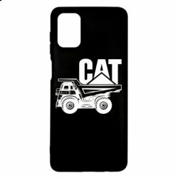 Чехол для Samsung M51 CAT logo and truck - PrintSalon