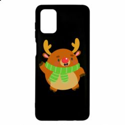 Чехол для Samsung M51 Deer in a scarf - PrintSalon