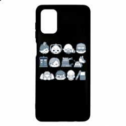 Чехол для Samsung M51 Doctor who icons - PrintSalon