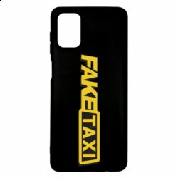 Чехол для Samsung M51 Fake taxi logo 2 - PrintSalon