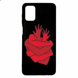 Чехол для Samsung M51 Heart out of hands - PrintSalon