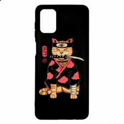 Чехол для Samsung M51 Japanese Akatsuki cat - PrintSalon