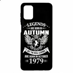 Чехол для Samsung M51 Легенды рождаются. Ваш месяц год рождения (англ.) - PrintSalon