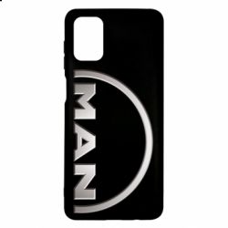 Чехол для Samsung M51 Man metallic logo - PrintSalon