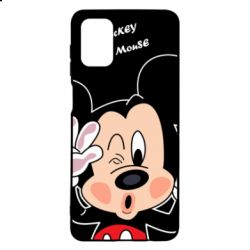 Чехол для Samsung M51 Mickey Kiss - PrintSalon