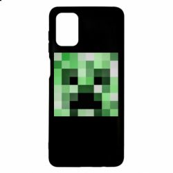 Чехол для Samsung M51 Minecraft minimalist Creeper - PrintSalon
